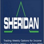 Dan Sheridan – Trading Weekly Options for Income in 2016