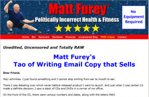 Matt Furey – The Tao of Writing Email Copy that Sells