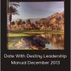 Anthony Robbins – Date With Destiny Leadership Manual December 2013