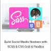 Build Social Media Navbars with SCSS & CSS Grid & FlexBox