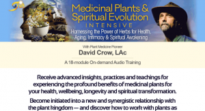 David Crow, LAc - Medicinal Plants & Spiritual Evolution