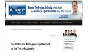 Greg Habstritt - Trusted Authority Formula