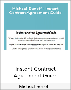 Michael Senoff - Instant Contract Agreement Guide