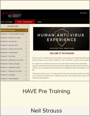 Neil Strauss - HAVE Pre Training