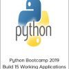 Python Bootcamp 2019 Build 15 working Applications and Games