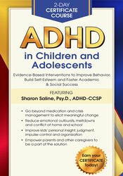 Sharon Saline – 2 Day Certificate Course: ADHD In Children And AdolescentsDownload