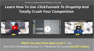 Jelani Abdus Aalaam - Ecom Apex Level 1 - Funnels For Ecom