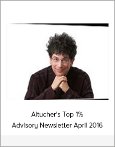 Altucher's Top 1% Advisory Newsletter April 2016