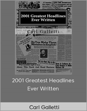 Carl Galletti - 2001 Greatest Headlines Ever Written