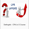 DeAngelo - CPA Lvl 2 Course