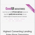 GoodUI - Highest Converting Landing & Sales Page Templates