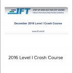 IfraNullah - 2016 Level I Crash Course