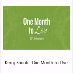 Kerry Shook - One Month To Live