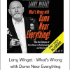 Larry Winget - What's Wrong with Damn Near Everything