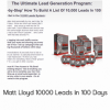 Matt Lloyd 10000 Leads in 100 Days