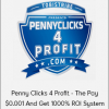 Penny Clicks 4 Profit - The Pay $0.001 And Get 1000% ROI System