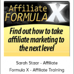 Sarah Staar - Affiliate Formula X - Affiliate Training