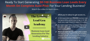 The Lending Lead Gen Academy – Business Loan Lead Generation