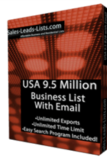 US Business Leads - 9.5 Million US Business Email Leads