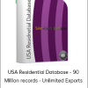 USA Residential Database - 90 Million records - Unlimited Exports