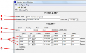 Optionstrategist - The Expected Return Calculator