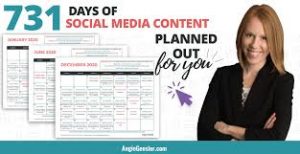 Angie Gensler - 731 Days Of Social Media Posts