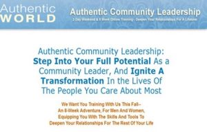 Authentic Word (AMP) - Authentic Community Leadership