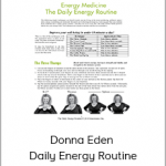 Donna Eden – Daily Energy Routine