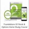 Foundations Of Stock & Options Home Study Course