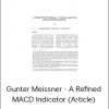 Gunter Meissner - A Refined MACD Indicator (Article)