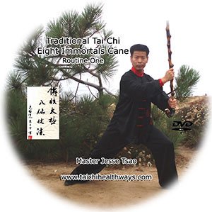 Jesse Tsao - Traditional Tai Chi Eight Immortals Cane Routine One