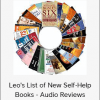 Leo's List of New Self-Help Books - Audio Reviews