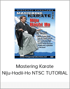 Mastering Karate Niju-Hadii-Ho NTSC TUTORIAL