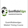 Quantifiableedges - Market Timing Course