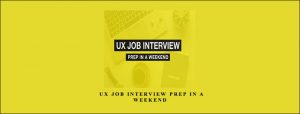 Sarah Doody - UX Job Interview Prep In A Weekend