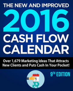 Troy White - The 2016 Cash Flow Calendar