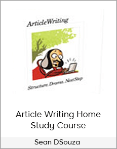 Sean DSouza - Article Writing Home Study Course