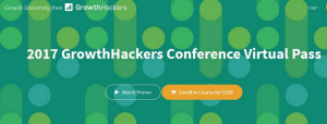 Sean Ellis - GrowthHackers Conference 2017 Virtual Pass