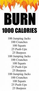 1000 Calorie Challenge Workout