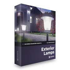 CGAxis – Exterior Lamps 3D Models Collection – Volume 9