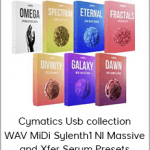 Cymatics Usb collection WAV MiDi Sylenth1 NI Massive and Xfer Serum Presets