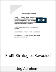 Jay Abraham - Profit Strategies Revealed