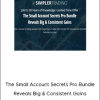 John Carter - The Small Account Secrets Pro Bundle Reveals Big & Consistent Gains