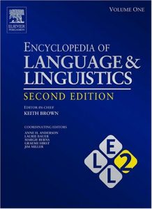 Keith Brown - Encyclopedia Of Language And Linguistics