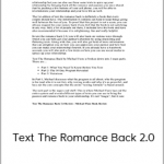 Michael Fiore – Text The Romance Back 2.0