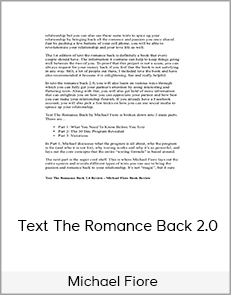 Michael Fiore – Text The Romance Back 2.0