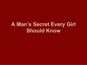 Secrets About Girls That Every Guy Should Know