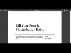 Jack Johnson - Kill Your Porn & Masturbation Habit