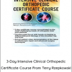 3-Day Intensive Clinical Orthopedic Certificate Course From Terry Rzepkowski