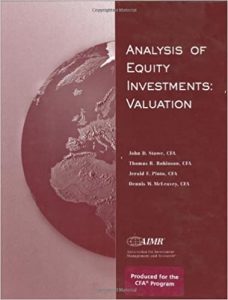 John D.Stowe – Analysis Of Equity Investments Valuation